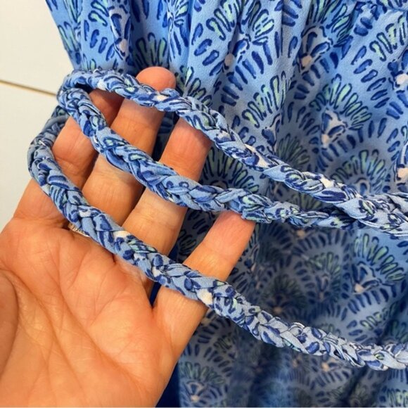 Vineyard Vines Blue Ocean Breeze MIDI Sundress Womens Size 4 - Picture 7 of 12